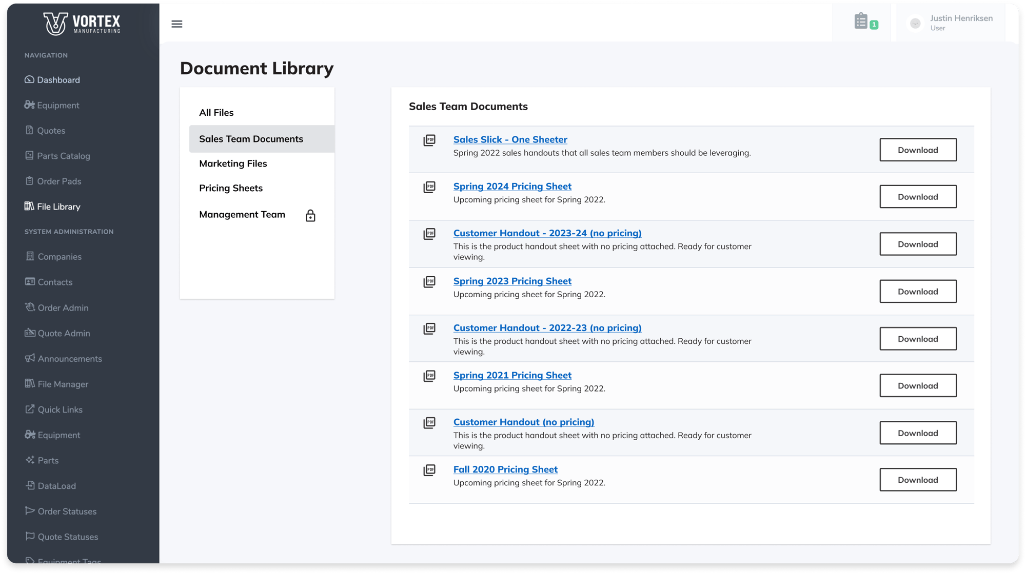 Portal - Document Library