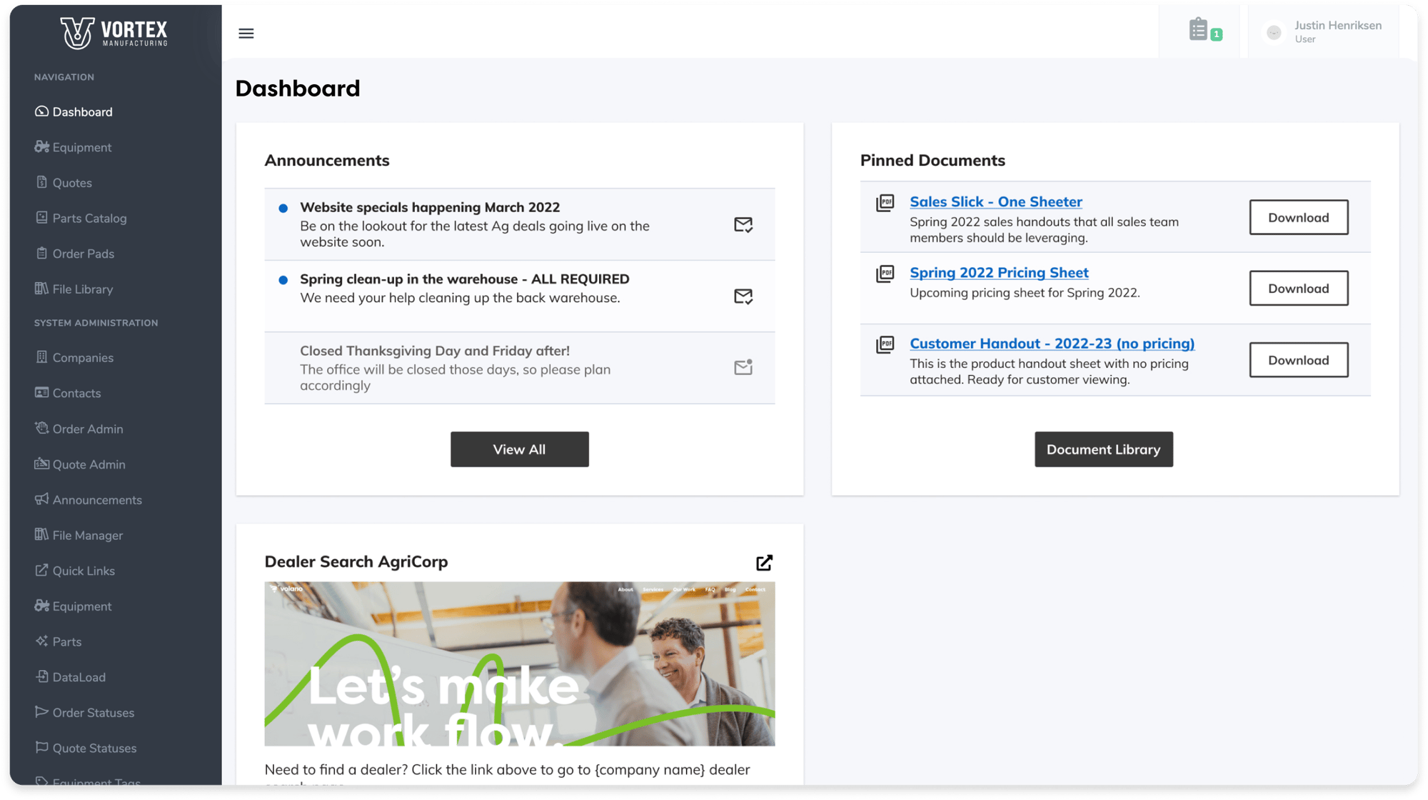 Portal - Manufacturer Dashboard-1